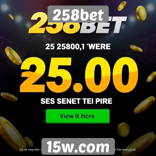 Bônus e promoções disponíveis em 258bet