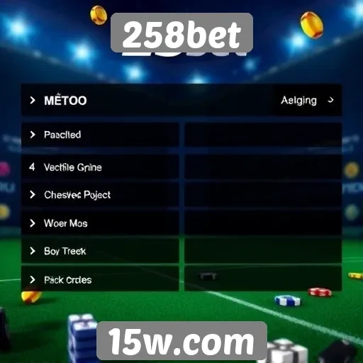 Métodos de pagamento oferecidos pelo 258bet
